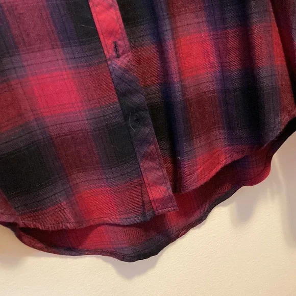 Arizona Jean Co Plaid Shirt Size XS Womens - Picture 7 of 7